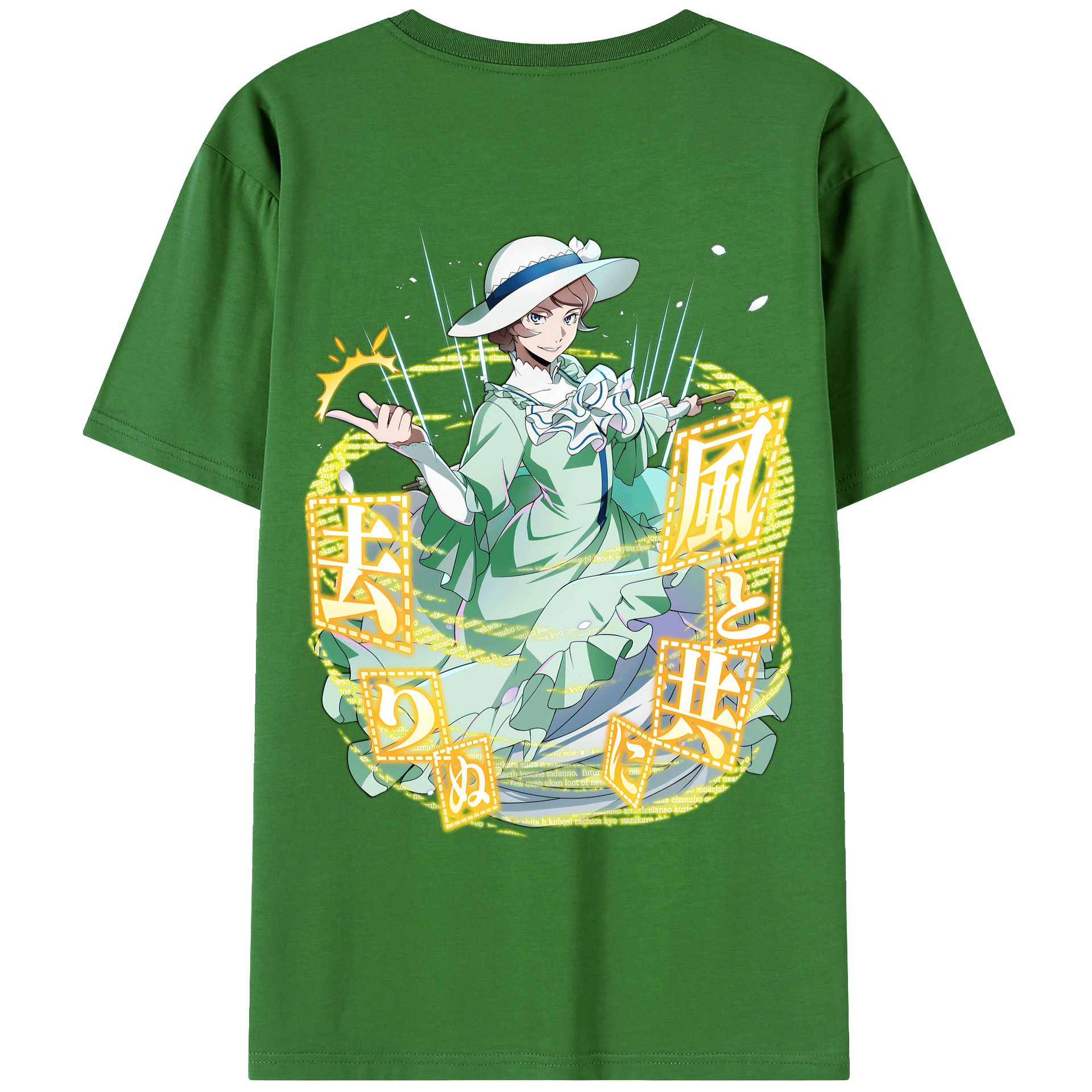 （画像用） 文豪ストレイドッグス Bungo Stray Dogs レディース半袖Tシャツ(バックプリント)
